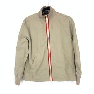 Publish Men's Size Small Zip Up Bomber Jacket My Last Mistake Tan NEW